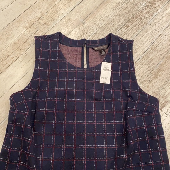 Banana republic MIX /MIXTE TOP NAVY BLUE RED AND WHITE BLOCK Design si… - Picture 5 of 7